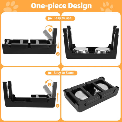 Adjustable Elevated Dog Feeder