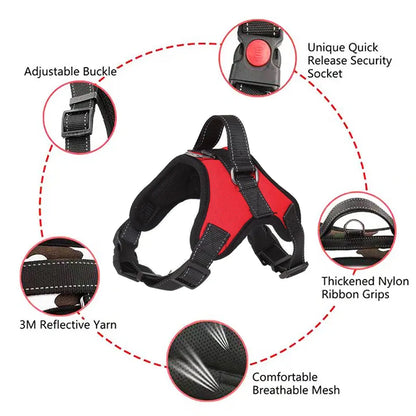 Reflective Adjustable Dog Harness