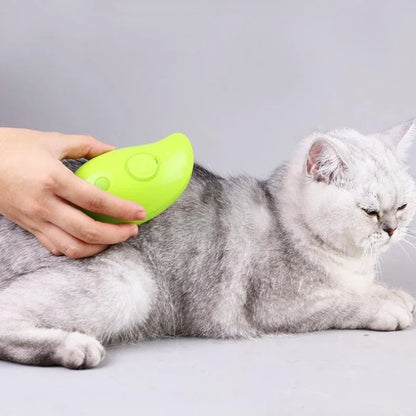 3-in-1 Electric Cat Steam Brush